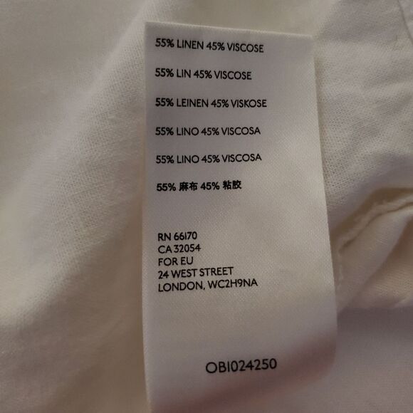 Free People Clover Pintuck Linen Blend Tunic Dress Size Medium - Picture 15 of 16